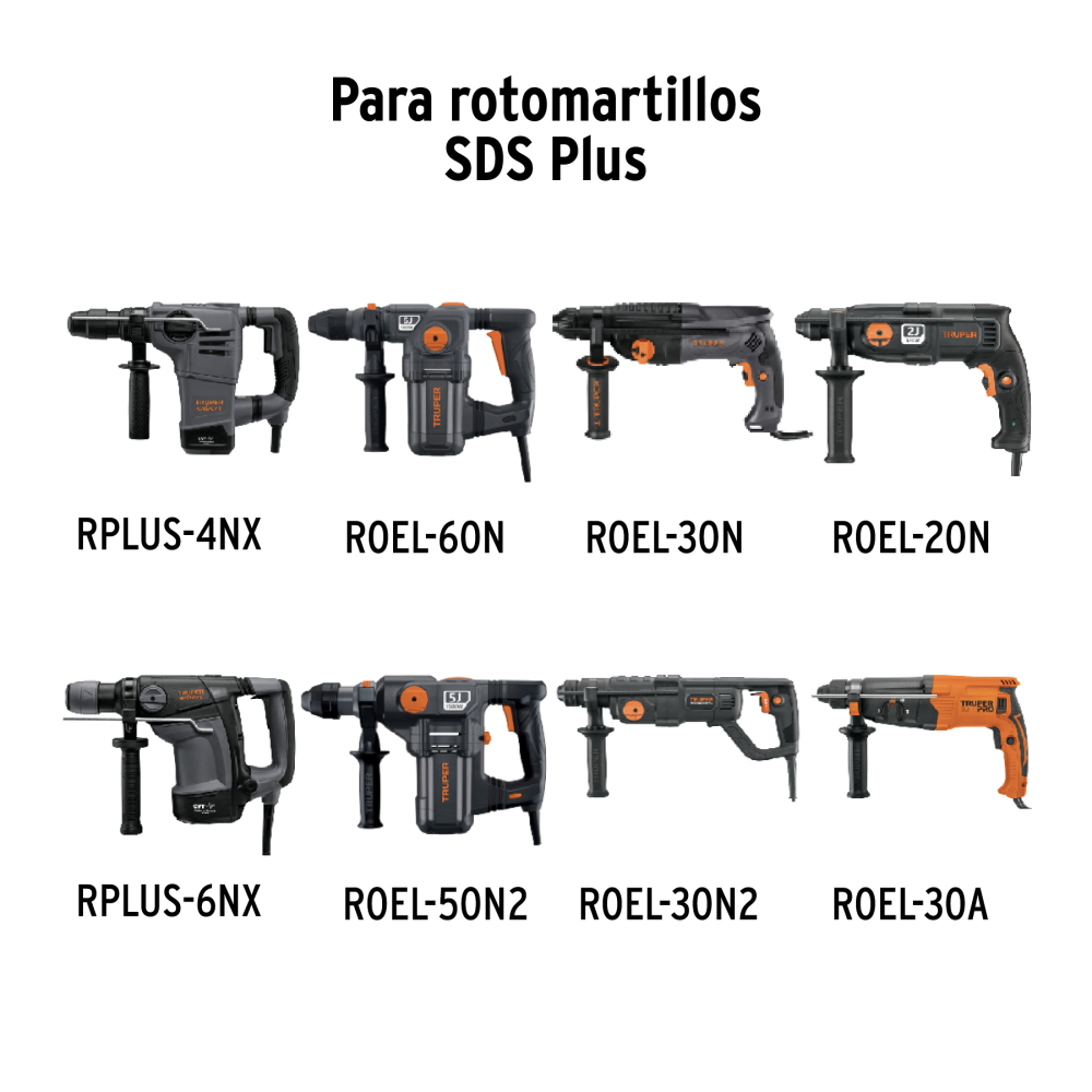 Broca SDS PLUS para concreto de 1/4 x 12" - Imagen 3