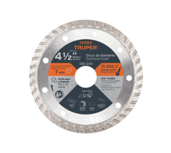 Disco de diamante 4-1/2″ x 2.2mm RIN TURBO