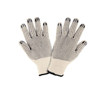 Guantes de algodón con puntos de PVC