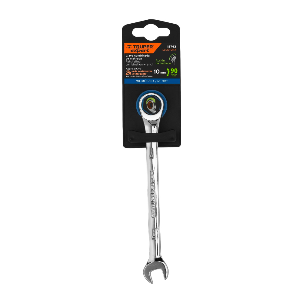 Llave mixta de 10 mm con ratchet - Imagen 2