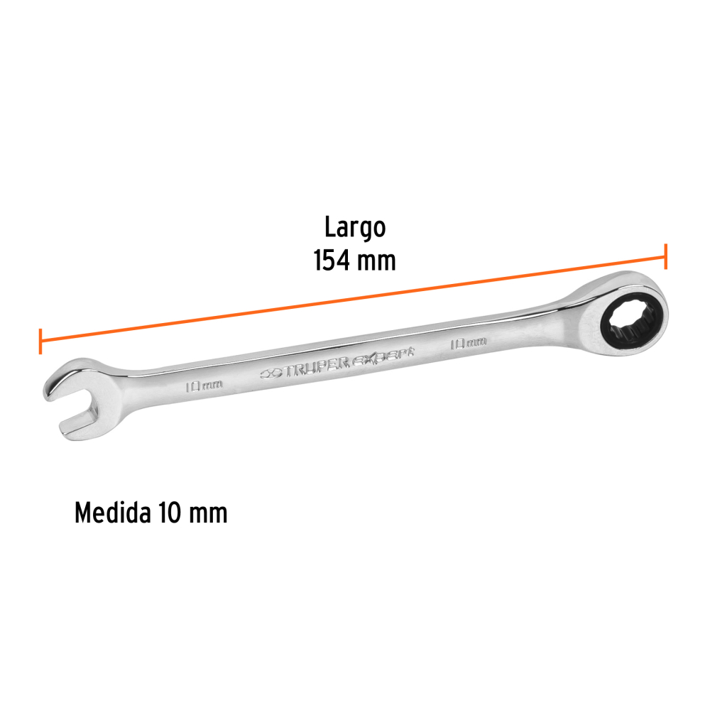 Llave mixta de 10 mm con ratchet - Imagen 4