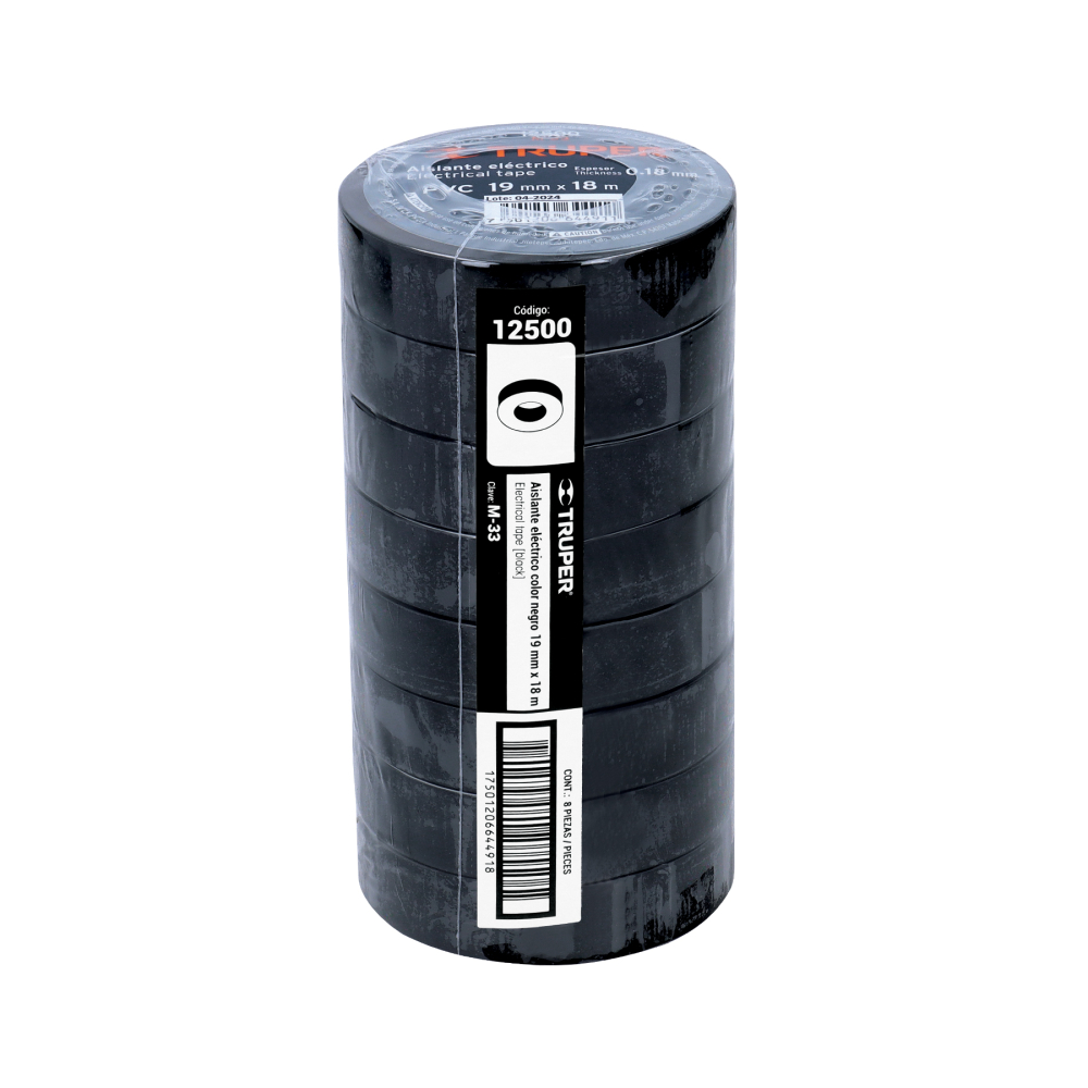 Cinta Aislante 19mm x 18m Negro - Imagen 2