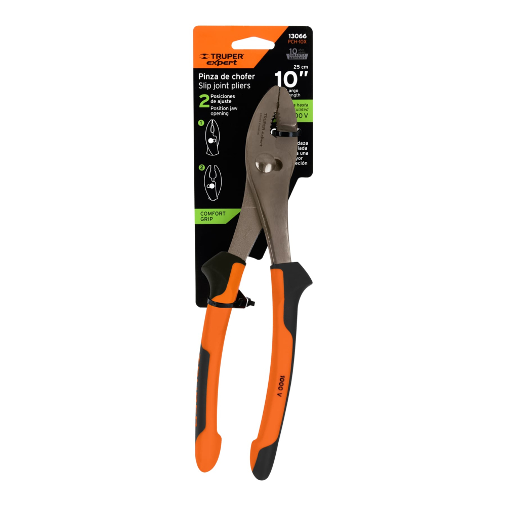 Alicate de mecánico 10" mango Comfort Grip