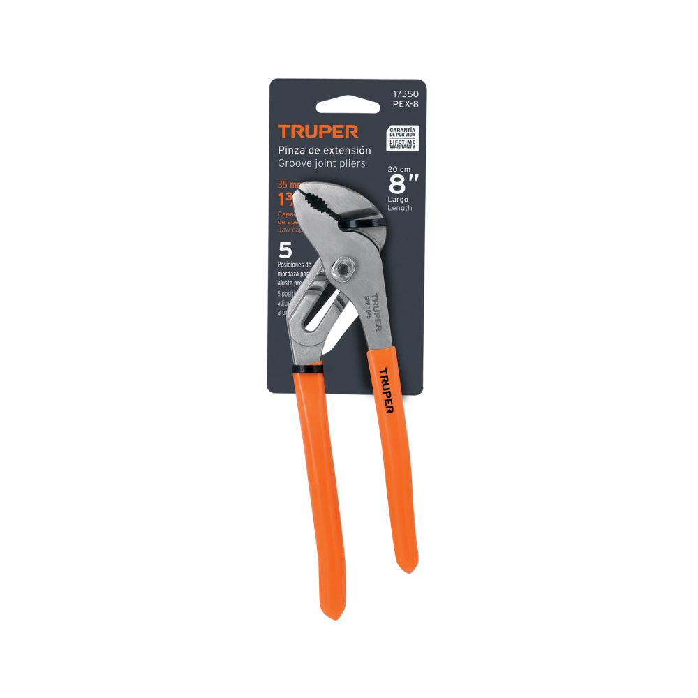 Alicate picoloro 8" mango de PVC - Imagen 2