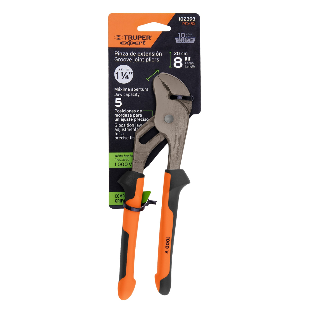 Pinzas de extensión 8" mango Comfort Grip - Imagen 2