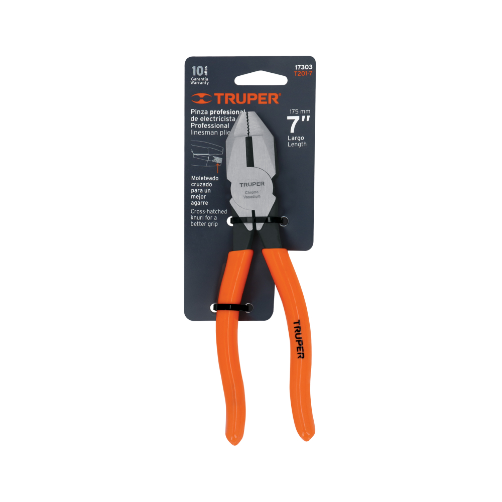 Alicate universal profesional 7" mango de PVC - Imagen 2
