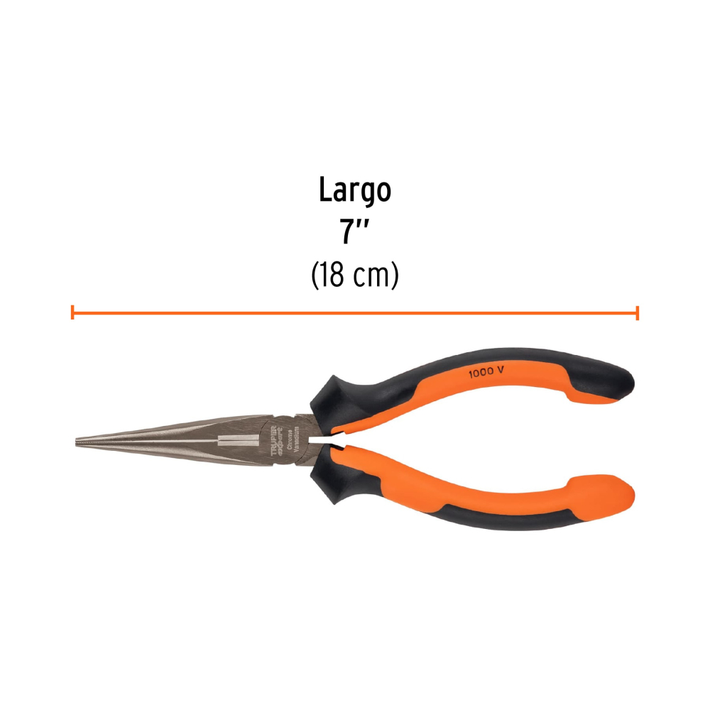 Alicate de punta y corte 7" mango Comfort Grip - Imagen 4