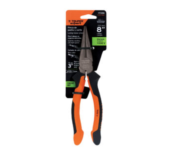 Alicate de punta y corte 8″ mango Comfort Grip