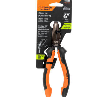 Alicate de punta curva 6″ mango Comfort Grip